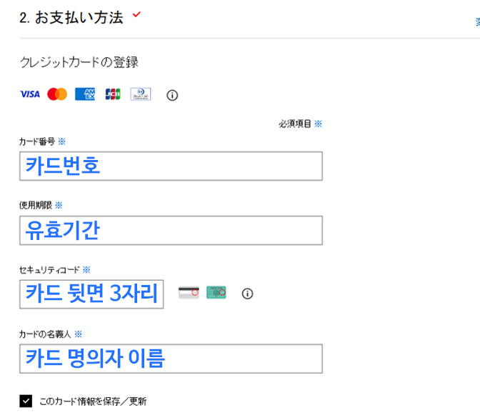 유니클로 직구방법 결제하기